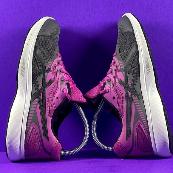ASICS Women's Gray/Purple Stormer Running Sneakers Shoe Size 7.5 - Picture 7 of 9